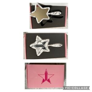 Jeffree Star Star-Shaped Hand Mirror - White and Pink